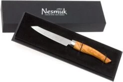 Nesmuk SOUL Paring Knife 9,6 Cm, Olive Wood, S3O902013 -Knives and Tools Shop NES3O902013 07 nesmuk soul nes3o902013 07