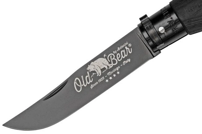 Old Bear Classical Total Black XL 9303-23-MNN Pocket Knife 6 Old Bear Classical Total Black XL 9303-23-MNN Pocket Knife - Image 4