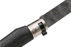 Old Bear Classical Black M, Damascus DS93X, 9305-19-MNK Pocket Knife -Knives and Tools Shop OB9305 19 MNK 06 oldbear 1