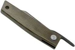 Ohta FK5 Higonokami-pocket Knife, Green Canvas Micarta 13 Ohta FK5 Higonokami-pocket Knife, Green Canvas Micarta -Knives and Tools Shop OHTA OFF FK5 M G 04 ohta knives