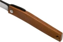 Ohta FK9 Higonokami-pocket Knife, Natural Canvas Micarta -Knives and Tools Shop OHTA OFF FK9 M N 07 ohta knives