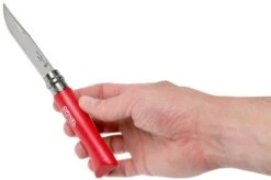 Opinel Pocket Knife No. 08RV Red, Stainless Steel, Blade Length 8.5 Cm -Knives and Tools Shop OP001981 07 opinel 1