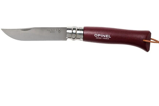Opinel Trekking No. 08RV Pocket Knife, Burgundy 3 Opinel Trekking No. 08RV Pocket Knife, Burgundy