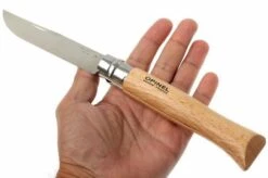 Opinel No. 12 Pocket Knife, Stainless Steel, Blade Length 12 Cm -Knives and Tools Shop OP012 RV 05 opinel op012 rv d5