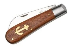 Otter Anchor Knife 173 R Large Stainless, Sapeli, Brass Anchor, Pocket Knife 12 Otter Anchor Knife 173 R Large Stainless, Sapeli, Brass Anchor, Pocket Knife -Knives and Tools Shop OR173R 04 otter