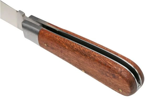 Otter Anchor Knife 173 R Large Stainless, Sapeli, Brass Anchor, Pocket Knife 7 Otter Anchor Knife 173 R Large Stainless, Sapeli, Brass Anchor, Pocket Knife - Image 5