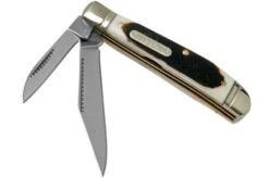 Old Timer Dog Leg Jack 72OTB Saw Cut Bone Slipjoint Pocket Knife