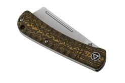 QSP Knife Hedgehog QS142-C, Golden Carbon Fiber, Slipjoint Pocket Knife 13 QSP Knife Hedgehog QS142-C, Golden Carbon Fiber, Slipjoint Pocket Knife -Knives and Tools Shop QS142 C 06 qsp