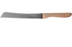 Robert Herder Bread Knife Straight Classic Red Beech Stainless Steel