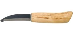 Roselli Opening Knife R161 Round Tip, Leather Sheath, Hunting Knife