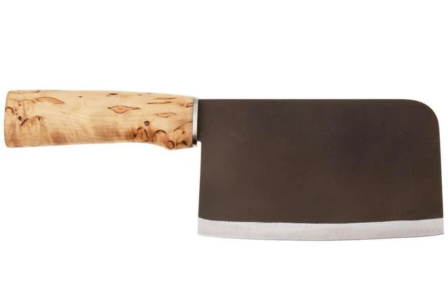Roselli Chinese Chef Knife R730 Carbon Steel, Curly Birch, Chinese Chef's Knife, 15.5 Cm 4 Roselli Chinese Chef Knife R730 Carbon Steel, Curly Birch, Chinese Chef's Knife, 15.5 Cm - Image 2