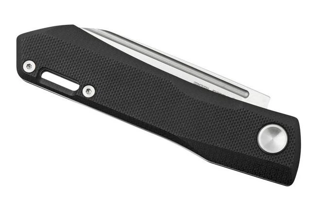 Real Steel Solis Lite, 7064SB, Black G10, Satin D2 Slipjoint Pocket Knife 8 Real Steel Solis Lite, 7064SB, Black G10, Satin D2 Slipjoint Pocket Knife - Image 6