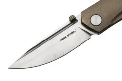 Real Steel Luna Maius Titanium Tan Bronze 7092, Pocket Knife -Knives and Tools Shop RL7092 03 realsteel
