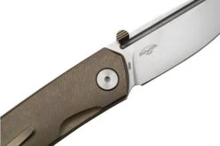 Real Steel Luna Maius Titanium Tan Bronze 7092, Pocket Knife -Knives and Tools Shop RL7092 05 realsteel