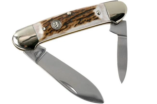 Robert Klaas US Canoe 95mm Stag Horn 2506-251 Pocket Knife 3 Robert Klaas US Canoe 95mm Stag Horn 2506-251 Pocket Knife