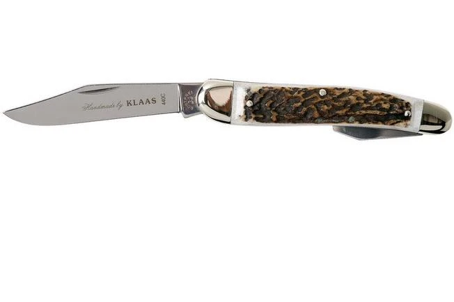 Robert Klaas Classic Line 100mm, Real Stag Pocket Knife With Bottle Opener 3 Robert Klaas Classic Line 100mm, Real Stag Pocket Knife With Bottle Opener