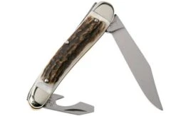 Robert Klaas Classic Line 100mm, Real Stag Pocket Knife With Bottle Opener 11 Robert Klaas Classic Line 100mm, Real Stag Pocket Knife With Bottle Opener -Knives and Tools Shop RS383 451 03 robert klaas rs383 451 03