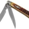 Rough Ryder Razor Trapper Amber Bone RR072 Slipjoint Pocket Knife -Knives and Tools Shop RY072 01 rough ryder