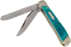 Rough Ryder Black & Blue Trapper RR2115 Pocket Knife
