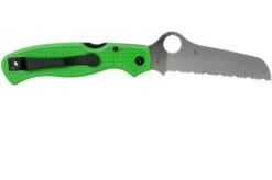 Spyderco Atlantic Salt Green LC200N C89FSGR Serrated Pocket Knife 10 Spyderco Atlantic Salt Green LC200N C89FSGR Serrated Pocket Knife -Knives and Tools Shop SPC89FSGR 02 spyderco