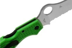 Spyderco Atlantic Salt Green LC200N C89FSGR Serrated Pocket Knife 14 Spyderco Atlantic Salt Green LC200N C89FSGR Serrated Pocket Knife -Knives and Tools Shop SPC89FSGR 06 spyderco