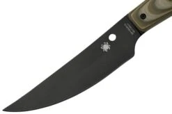 Spyderco Bow River CFB46GPODBK OD Green, Black Fixed Knife, Phil Wilson Design -Knives and Tools Shop SPCFB46GPODBK 03 spyderco