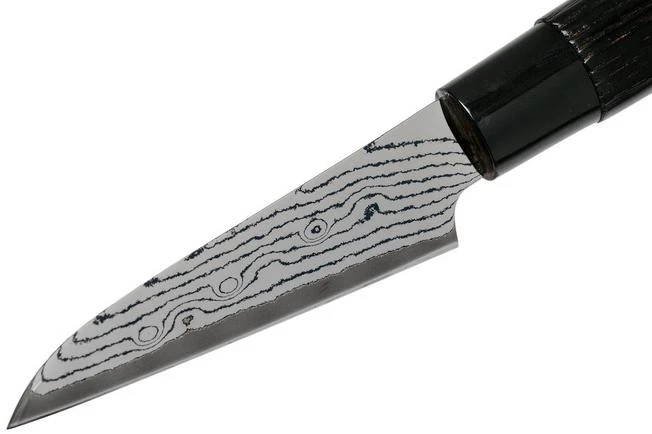 Tojiro Shippu Black Damascus Paring Knife (Petty) 9 Cm, FD-1591 5 Tojiro Shippu Black Damascus Paring Knife (Petty) 9 Cm, FD-1591 - Image 3