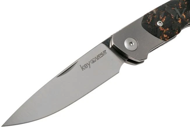 Viper Key V5978FCSC Bolster Copper Carbon Fibre Knivesandtools Exclusive Pocket Knife 5 Viper Key V5978FCSC Bolster Copper Carbon Fibre Knivesandtools Exclusive Pocket Knife - Image 3