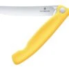 Victorinox Swiss Classic Picnic Knife 6.7838.FC1 Wavy, Yellow, Foldable Serrated Vegetable Knife