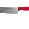 Victorinox SwissClassic 6.8521.17G Santoku With Dimples 17 Cm, Red -Knives and Tools Shop VT6 8521 17G 01 victorinox