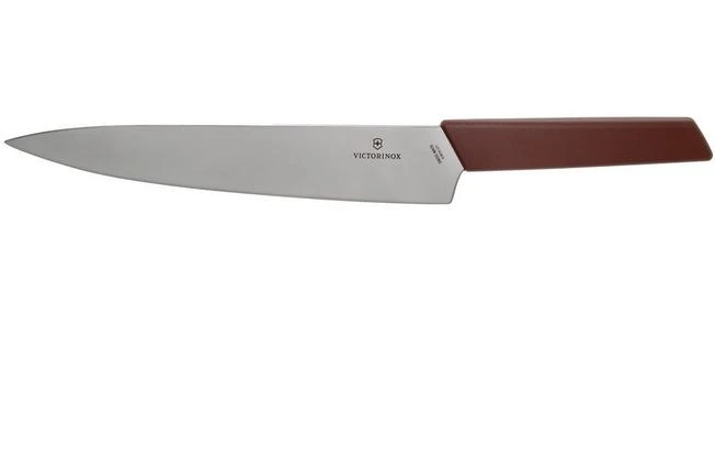 Victorinox Swiss Modern Carving Knife 22 Cm, Red 3 Victorinox Swiss Modern Carving Knife 22 Cm, Red