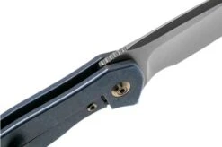 WE Knife Kitefin 2001F Blue Titanium, Bronze Line Pocket Knife 15 WE Knife Kitefin 2001F Blue Titanium, Bronze Line Pocket Knife -Knives and Tools Shop WK2001F 06 we knife