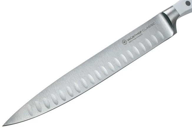 Wüsthof Classic White Carving Knife With Dimples 23 Cm, 1040200823 5 Wüsthof Classic White Carving Knife With Dimples 23 Cm, 1040200823 - Image 3