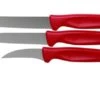 Wüsthof Create Collection Three-piece Peeling Knife Set, Red 1 Wüsthof Create Collection Three-piece Peeling Knife Set, Red -Knives and Tools Shop WU1145370101 01 wusthof create collection