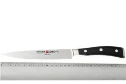 Wüsthof Classic IKON Carving Knife 16 Cm (6") -Knives and Tools Shop WU4506 16 04 wusthof classic 4506 16 vleesmes d4