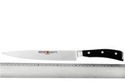 Wüsthof Classic IKON Carving Knife 20 Cm (8") -Knives and Tools Shop WU4506 20 04 wusthof classic ikon black 4506 20 vleesmes d4